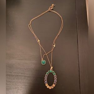 Lucky Brand layered gold necklace